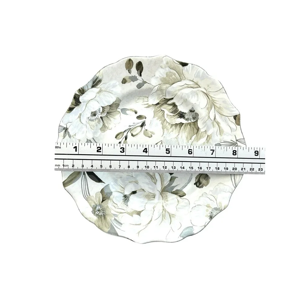 NEW Pier 1 Emy Peony Salad Plates 8.5